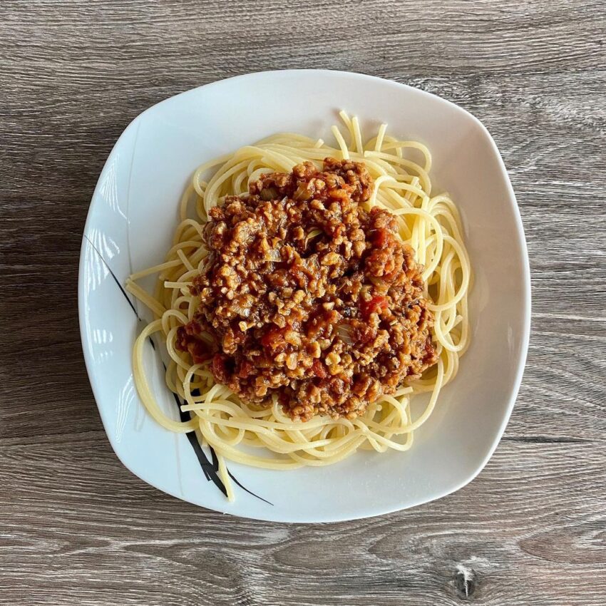 Vegetarian Spaghetti Bolognese