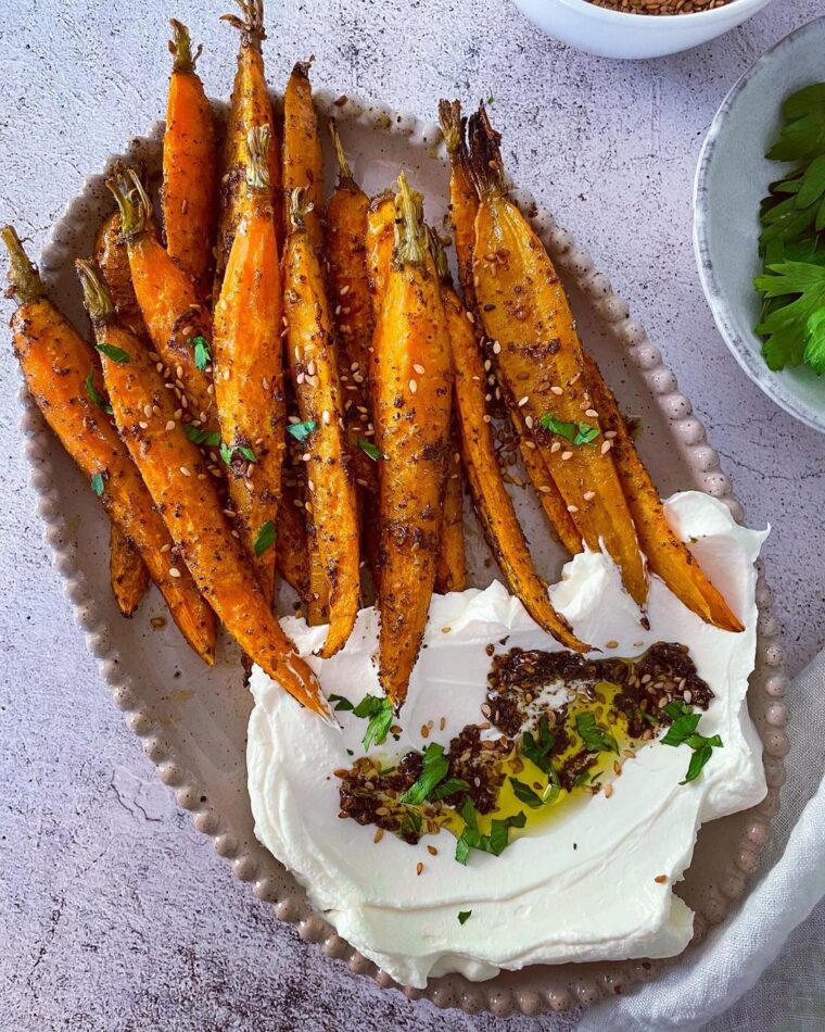 Zaatar Roasted Baby Carrots