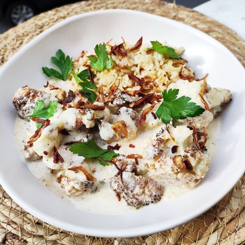 Zahra Bi’laban (Cauliflower In Yoghurt)