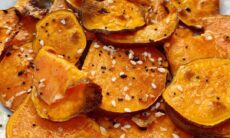 Airfried Everything Bagel Sweet Potato Chips