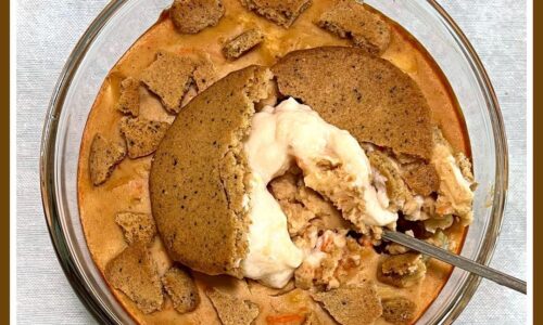 Apple & Carrot Baked Cookie Cheesecake