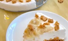 Banana Biscoff Mousse Cake