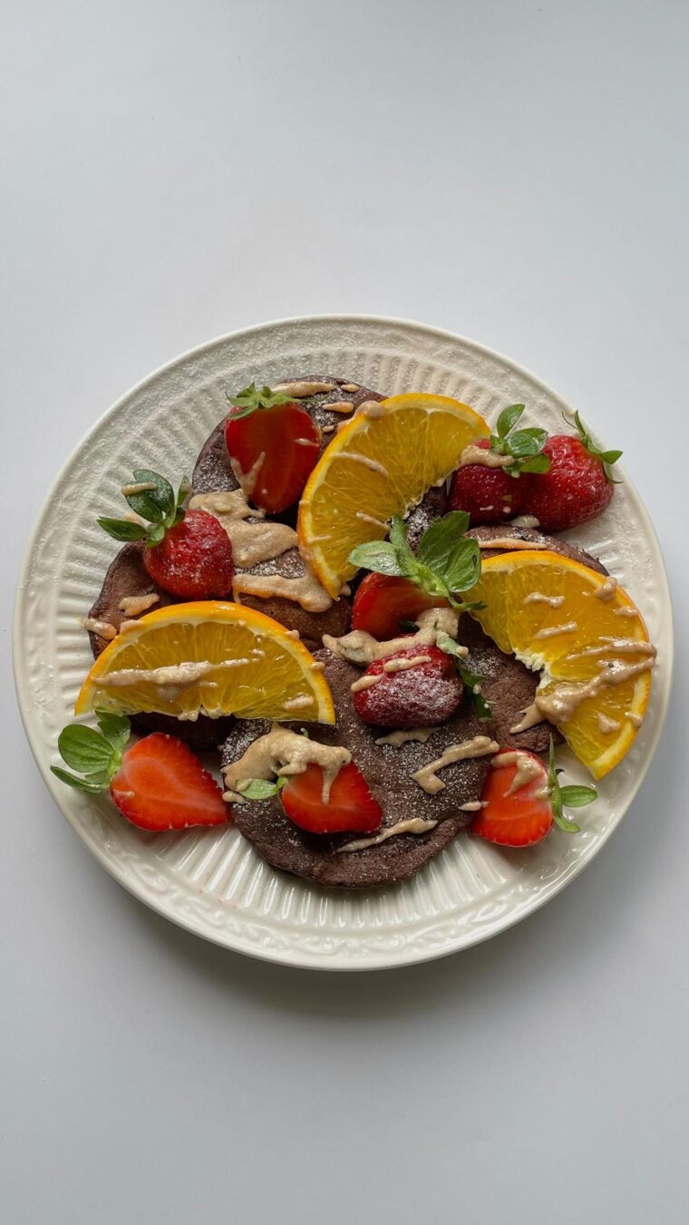 Banana Chocolate Pancakes