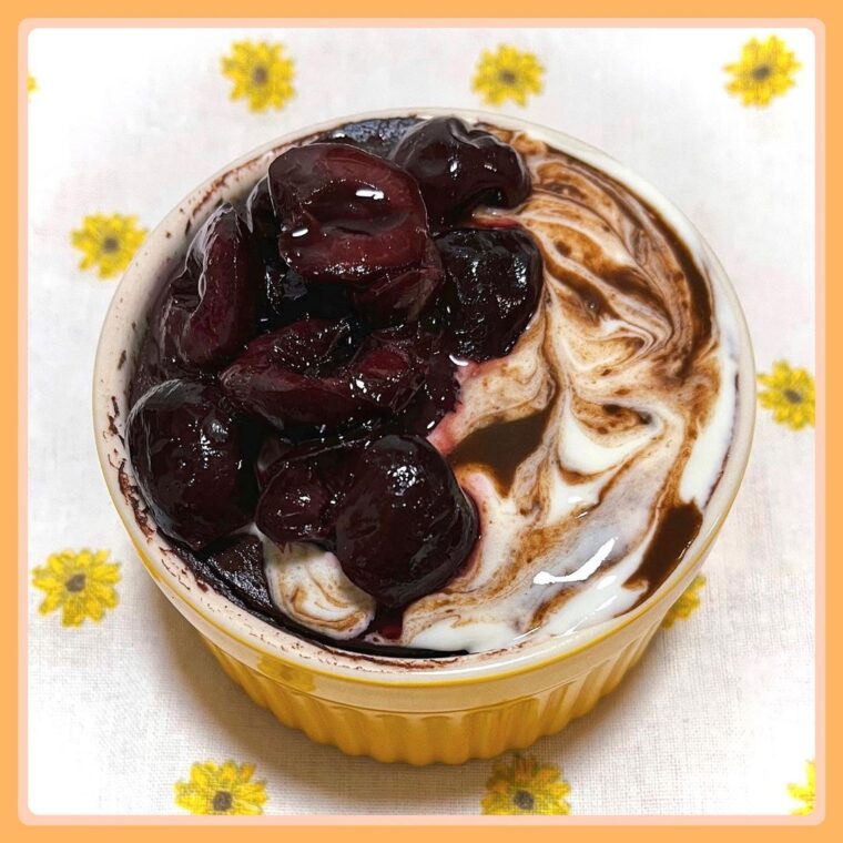 Black Forest Microwave Mug Cake