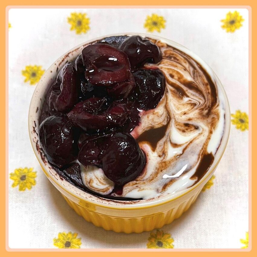 Black Forest Microwave Mug Cake