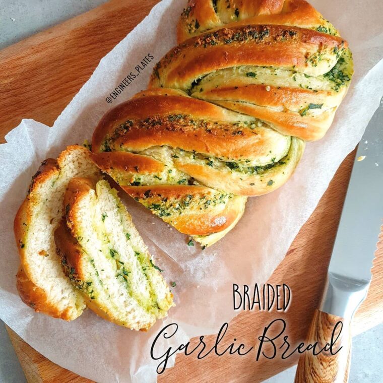 Braided Garlic Bread