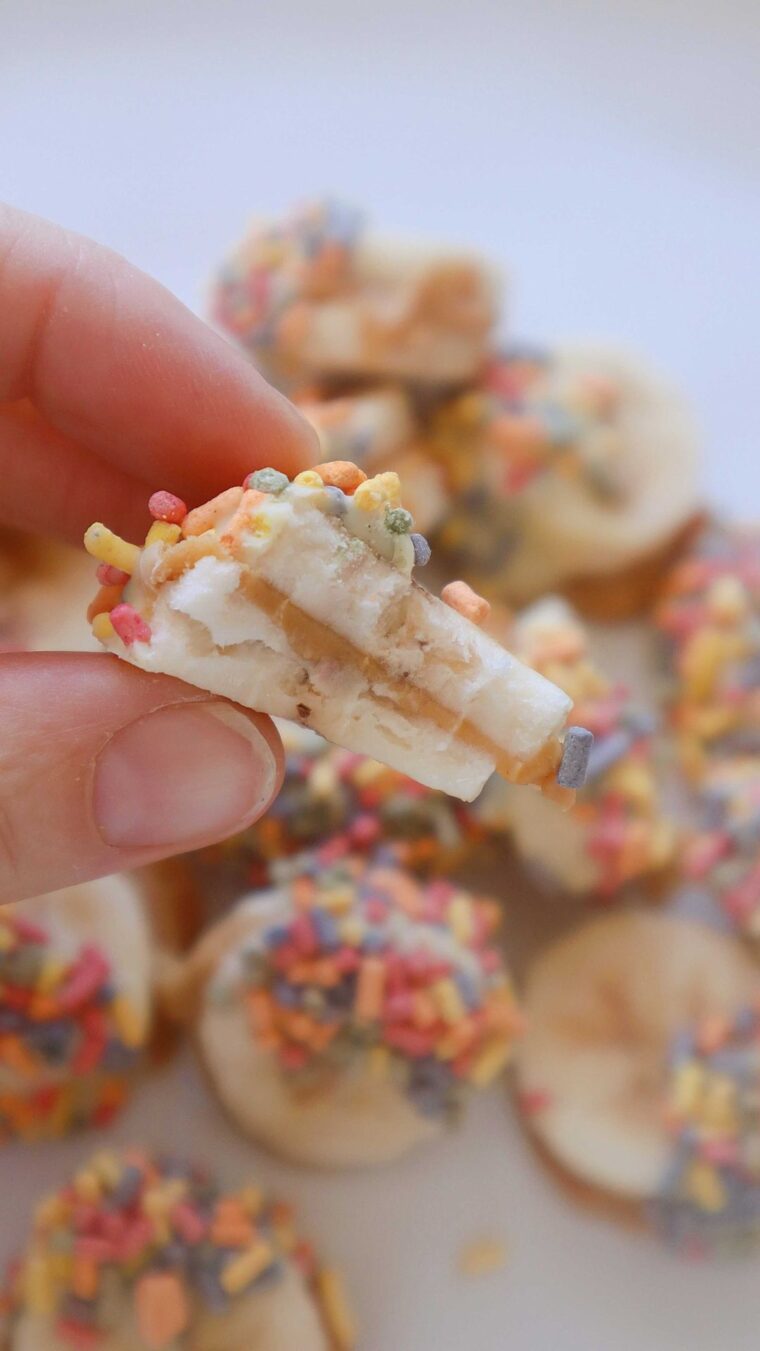 Cake Batter Banana Coins