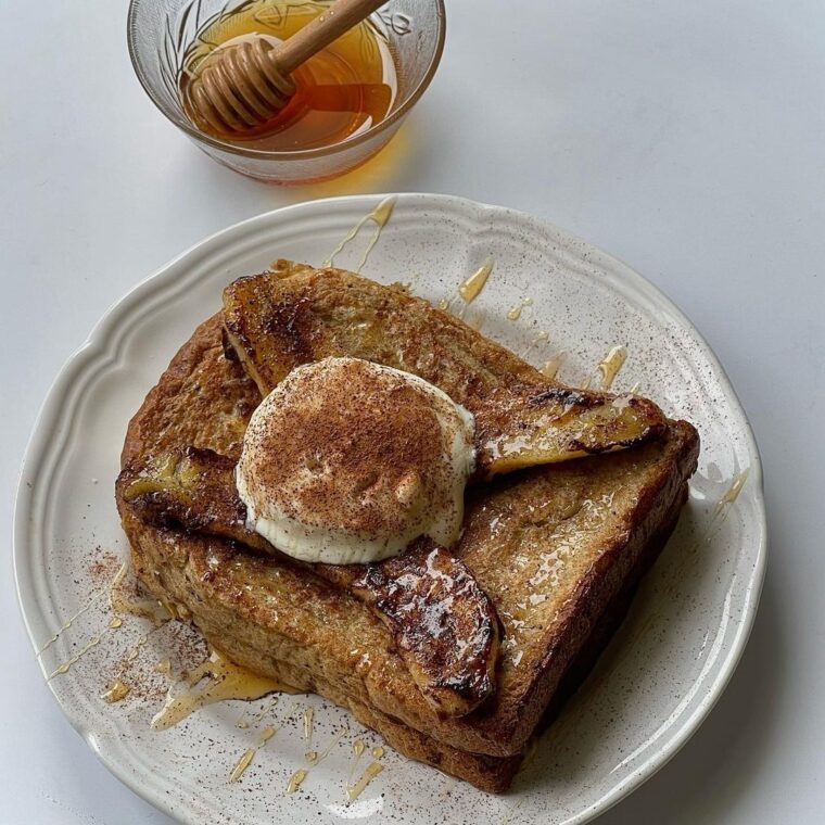 Caramelized Bananas French Toast