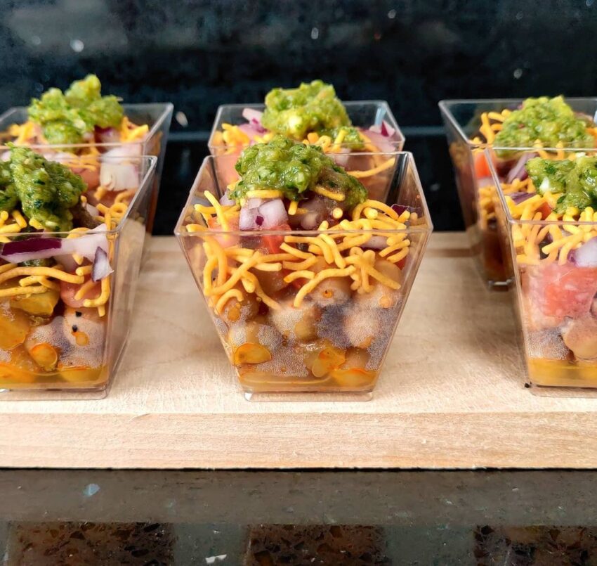 Chana Aloo Mini Chaat