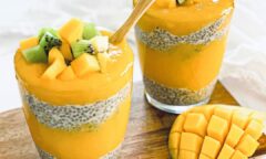 Chia Pudding With Mango Coulis