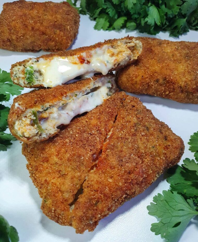 Chicken Cheese Squares