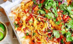 Chicken Curry Nachos