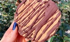 Chocolate Peanut Butter Protein Rice Cakes