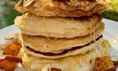 Cinnamon Apple Blender Pancakes