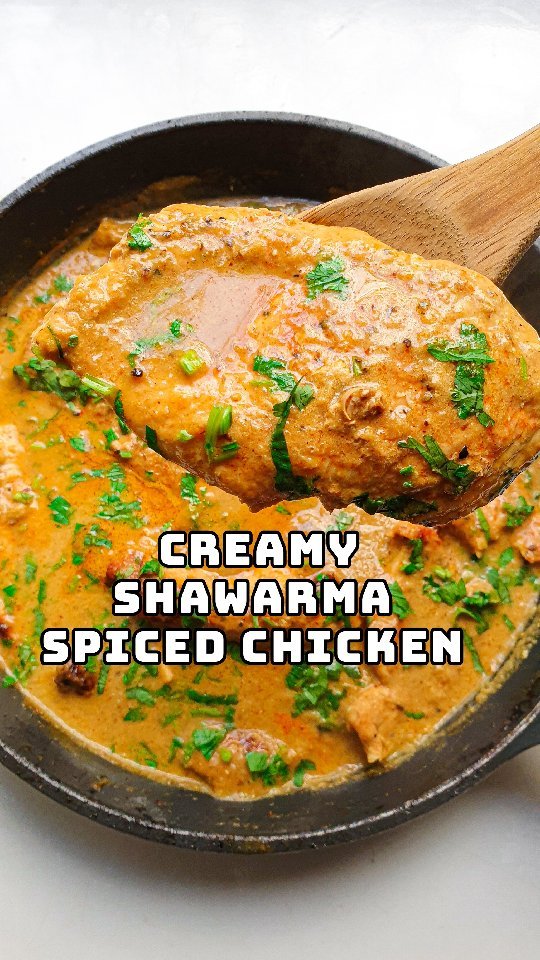 Creamy Shawarma Spiced Coconut Chicken