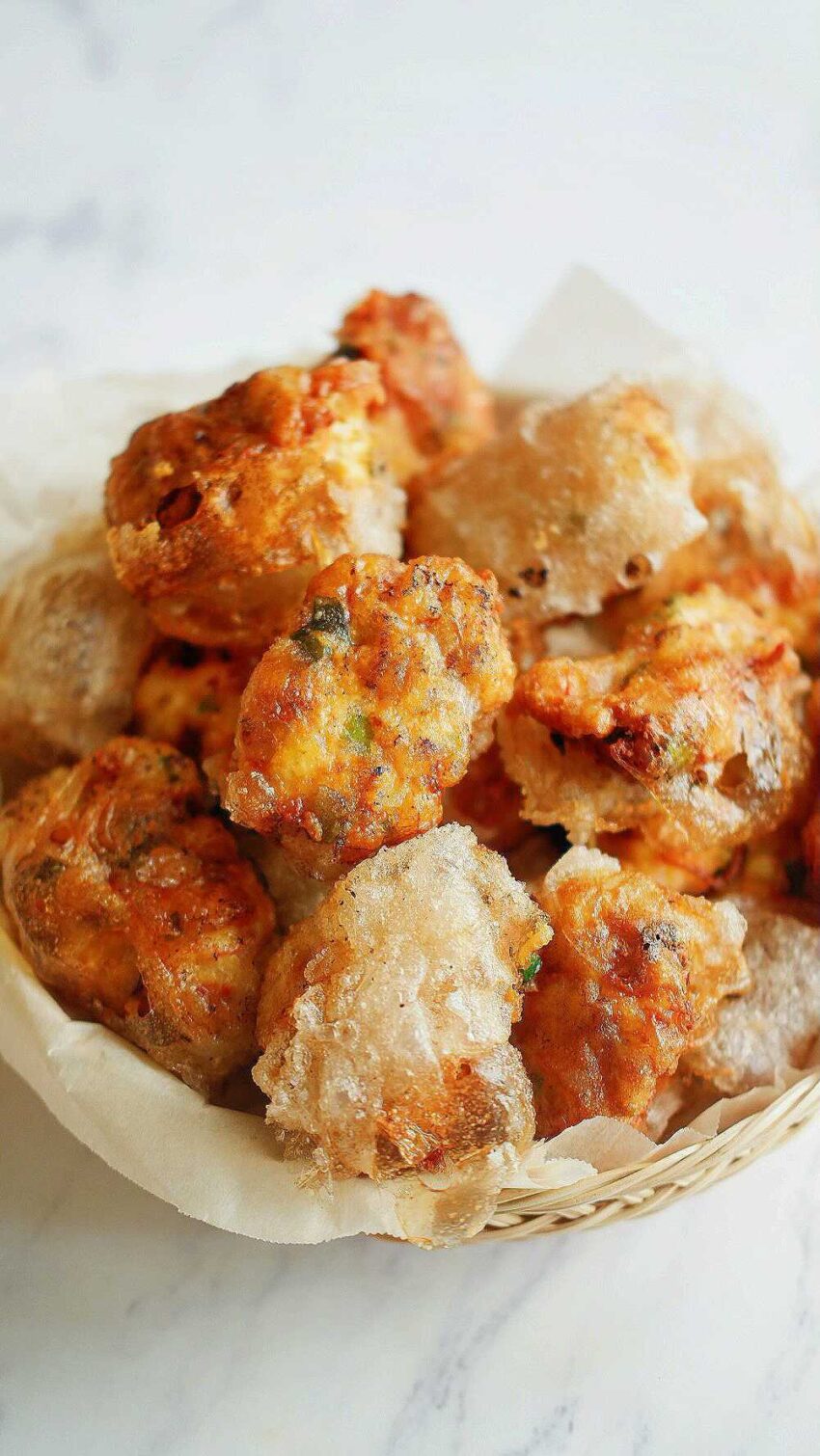 Crispy Rice Paper Shrimp Tofu