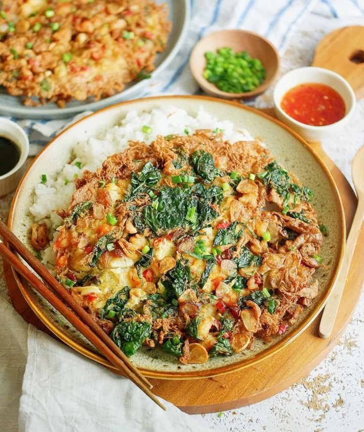 Crispy Shrimp Omelette