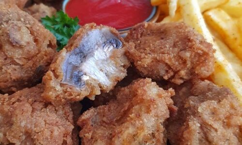 Crumbed Mushrooms