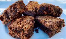 Double Chocolate Avocado Fudge Brownies