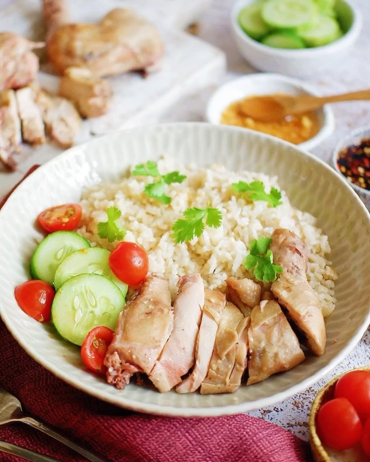 Easy Garlic Chicken Rice