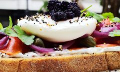 Eggs Atlantic (Smoked Salmon & Poached Egg Sandwich)
