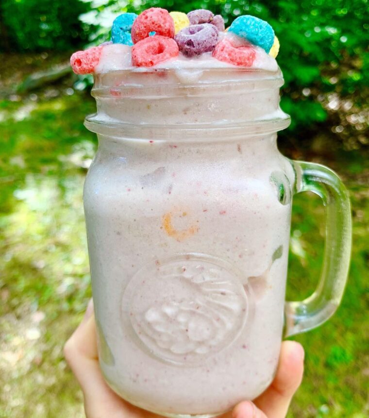 Froot Loops Protein Blizzard