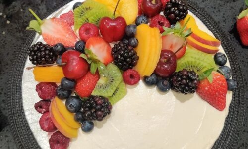 Fruity Vanilla Cheesecake