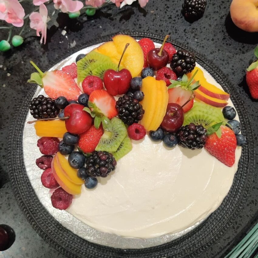 Fruity Vanilla Cheesecake