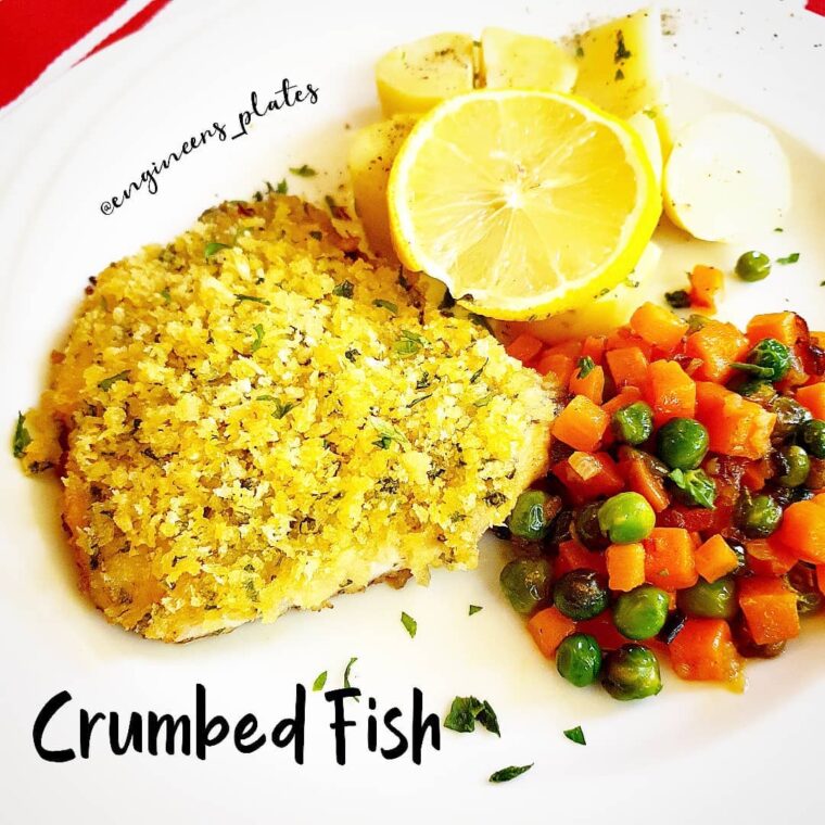 Garlic Parmesan Crumbed Fish