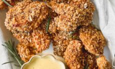 Healthy Baked Chicken Tenders With Honey Mustard Sauce