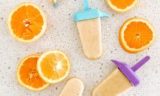 Homemade Creamsicle Pops