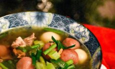 Homemade Savory Rice Balls (Tang Yuan)