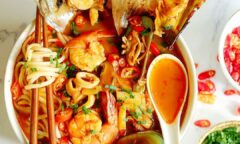 Jjampong (Seafood Soup)