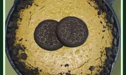 Matcha Oreo Baked Oats