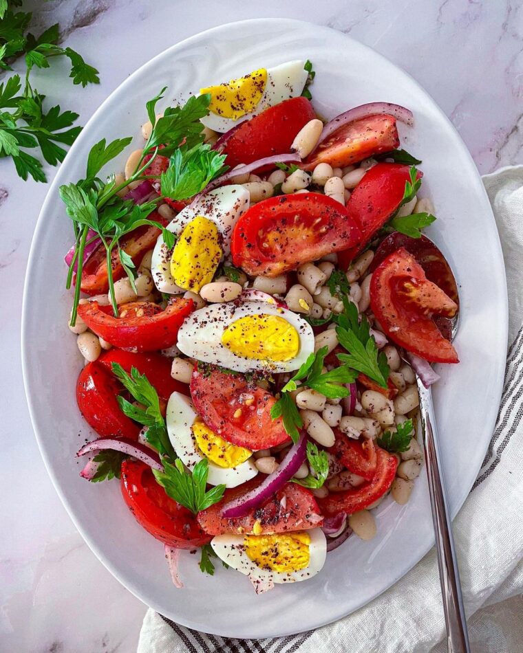 Mediterranean White Bean Salad