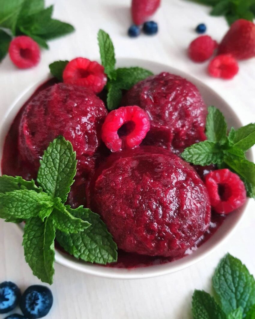 Mixed Berry Granita