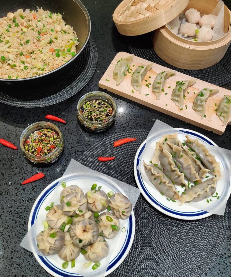 Mixed Vegetable And Mushroom Dumplings