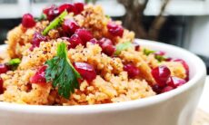 Narlı Bulgur Salatası (Pomegranate Bulgur Salad)