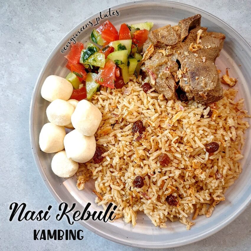 Nasi Kebuli Kambing (Lamb Rice In Rice Cooker)