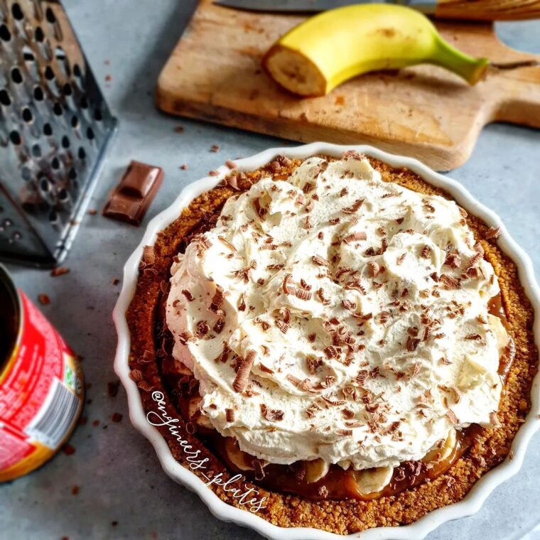 No Bake Banoffee Pie