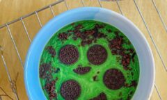 Pandan Oreo Baked Oats