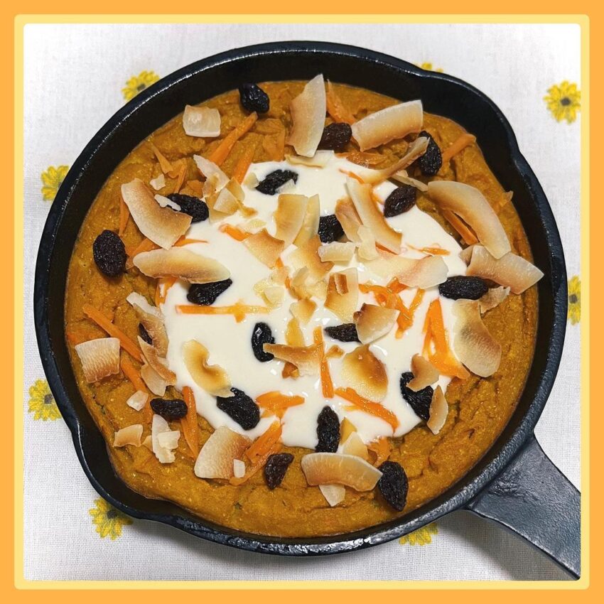 Pumpkin & Carrot Skillet Pancake