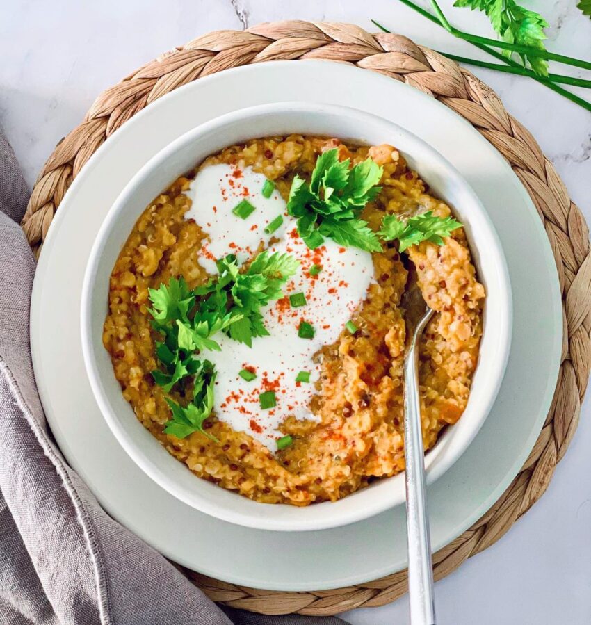 Red Lentil Mjaddara