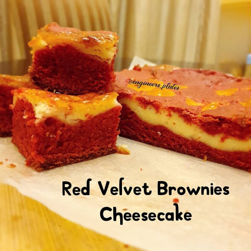 Red Velvet Brownies Cheesecake