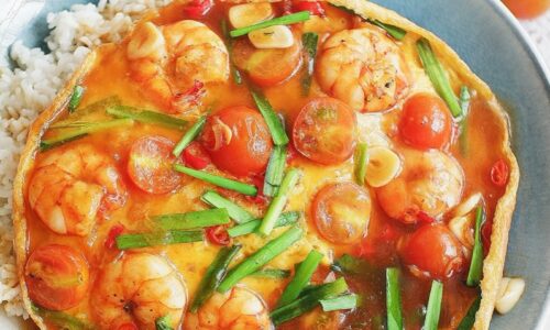Shrimp Omelette