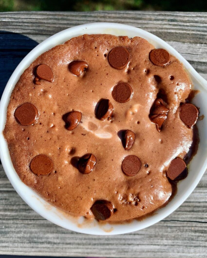 Single Serve Avocado Fudge Brownie
