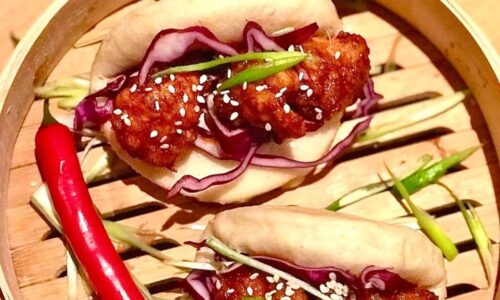 Spicy Sticky Cauliflower Boas