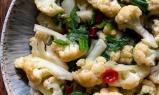 Spicy Stir Fried Cauliflower