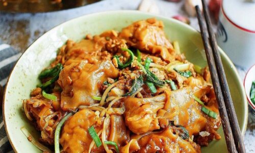 Stir Fry Wontons