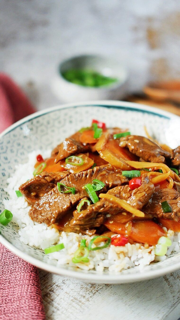 Sweet And Sour Ginger Beef